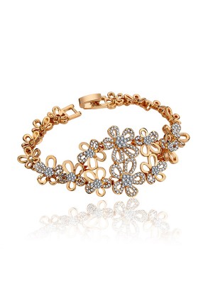 Latest Luxury Austrian Crystal Unique Design Bracelets For Beautiful Brides