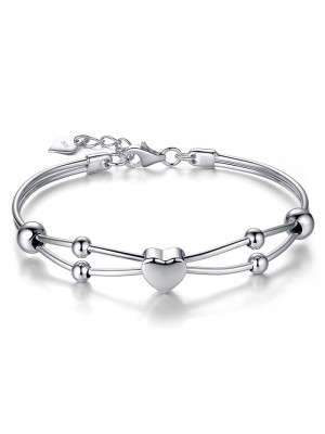 Vogue Fashion 925 Sterling Silver Bracelets For Beactiful Women
