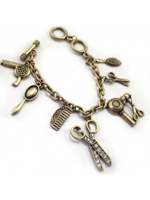 Gold Heart Style Alloy Bracelets For Women