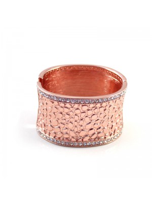Fashionable Twinkling Diamond Bright Coppery Bracelets