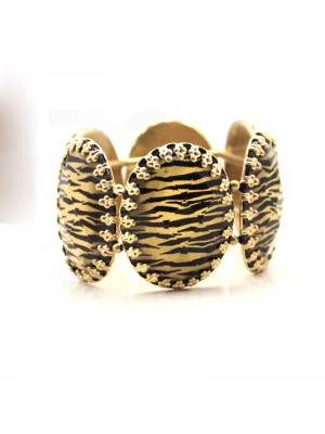 Sexy Leopard Imitated Diamond Elastic Force Bracelets For Parties