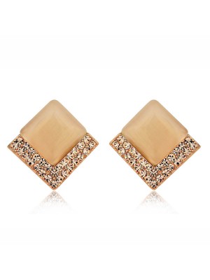 Fashionable Party Cubic Diamond Inlaid Earrings
