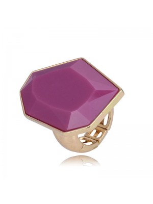 Purple Retro Open Mouth Ring For Fashion Girls