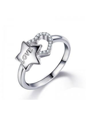 925 Sterling Silver Original Valentine's Day Index Finger Ring