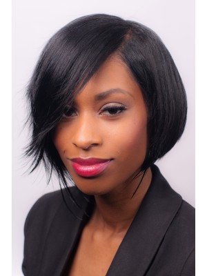Short Lace Front Remy Human Hair Wig