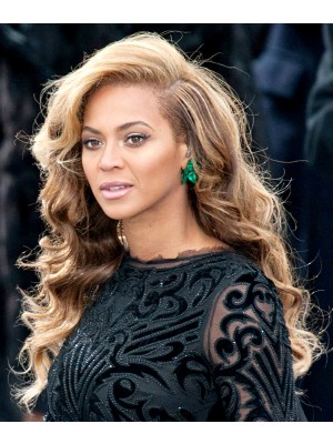 Beyonce Lange Spitzenfront Synthetische Perücke