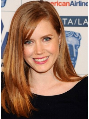 Amy Adams Lange Lace Front Synthetische Perücke