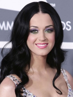 Katy Perry Synthetische Lange Wellen Perücke