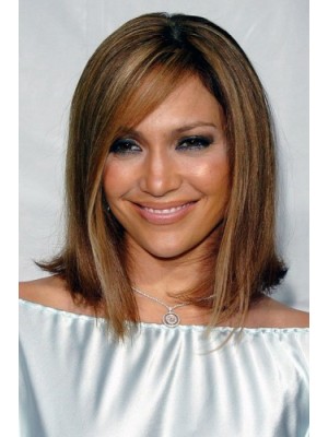 Jennifer Lopez Lange Gerade Lace Front Perücke