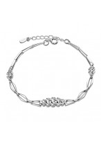 925 Sterling Silver Happy Times Bracelets For Fashion Girls 
