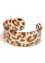 Fashionable Leopard Opening Bracelts For Women 