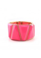 Lovely Romantic Pink Elastic Force Bracelets For Girls 