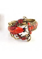 Gorgeous Retro Twinkling Diamond Lobster Bracelets For Women 