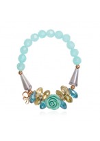 Cool Rose Crystal Color Stone Beads Bracelets For Girls 