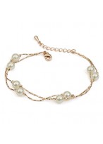 Fashionable Sea'S Gifts Artifical Pearl Bracelets For Women 