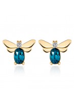 Apis Florea Swarovski Crystal Earrings 