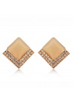 Fashionable Party Cubic Diamond Inlaid Earrings 