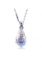 New Colorful Crystal Ball Short Collar Bone Necklace 