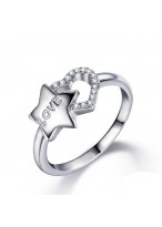 925 Sterling Silver Original Valentine's Day Index Finger Ring 
