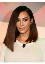 Kim Kardashian Pendant Halsketten Kreuz-Schnitt Perücke 