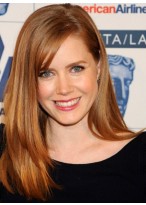 Amy Adams Lange Lace Front Synthetische Perücke 