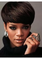 Rihanna Haarschnitt Schöne Perücke 