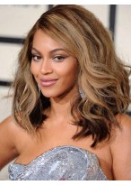 Beyonce Knowles Fabelhafte Haarstil Wellen Spitze Perücke 