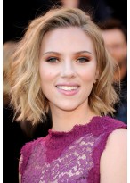 Scarlett Johansson Mittellange natürlich Wellen Perücke 