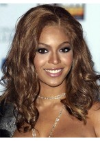 Beyonce Wunderbar Mittellange Wellen Synthetische Perücke 