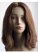 Maßangefertigt Lange Gerade Seidige Top mit Hoher Qualität Mongolian Remy Haar Jüdische Weibliche Perücke 