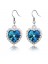 The Heart Of Ocean Gold Plated Crystal Earrings 
