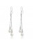 Natural Pearl Long Tassel 925 Sterling Silver Earrings