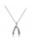 Short Fork Bone Titanium Steel Necklace