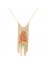 Fashionable Tassel Peafowl Feather Short Collar Bone Necklace