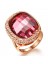 Cool Rose Gold Crystal Fully Jewelled Ring For Lovers
