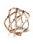 Fashionable Rose Gold Plated Hollow Out Little finger ring