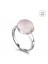 Pure Natural Crystal S925 Sterling Silver Retro Ring For Women