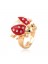 Lovely Diamond Ladybird Ring For Women