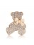 2015 Popular Boutique Genuine Diamond Bow Bear Brooch Pins