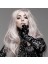 Weibliche Gaga Spitzenfront Lange Gerade Synthetische Perücke