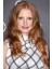 Jessica Chastain Wellige 100% Echthaar Lace Front Perücke