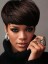 Rihanna Haarschnitt Schöne Perücke