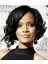 Rihanna'S Locken Bob Perücke für Schwarze Frau