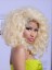 Top Qualität Nicki Minaj'S Herrlich Flaumige Stil Mittellange Wellen Billige Spitze Perücke