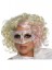 Attraktive Mittellange Wellen Weibliche Gaga Spitzenfront Perücke für Frauen
